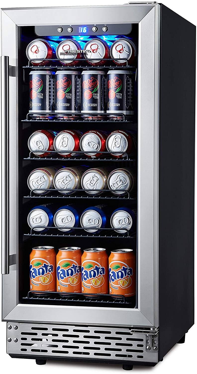 Phiestina Beverage Beer Refrigerator